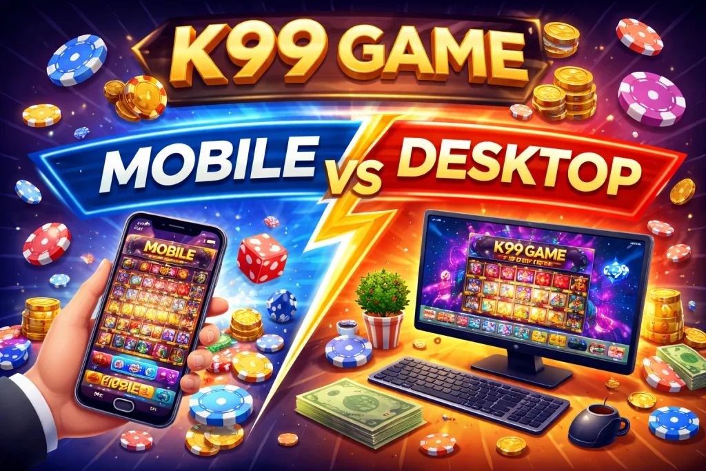 k99 game mobile vs desktop